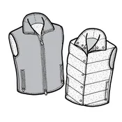 102 – Adult's Santiam Reversible Vest Pattern