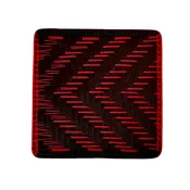 ALÁRA LACMA For You Tray RED Chevron Pattern