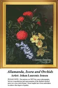 Allamanda, Ixora and Orchids, FL-21