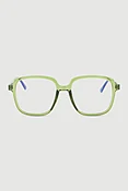 Jelly Blue Light Square Frame Glasses