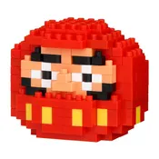 Bandai Nanoblock Character Collection Series Daruma "Culture" (Red)