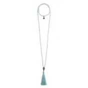 CALMING: Amazonite 108 Bead Hand-Knotted Mala Necklace