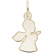 Angel Charm in 10k Yellow Gold