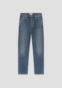 AGOLDE 90's Pinch Waist Crop (Comfort Stretch) In Overcast