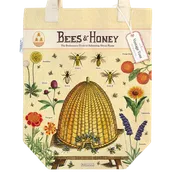 Bees & Honey Vintage Tote Bag