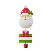 200: Santa Face Pin w/ Velvet Pouch - 12 Pack