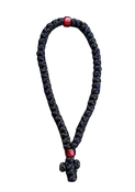 50 Knot Prayer Rope with Bead and Cross