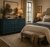 Blue Dresser — Asian Barn