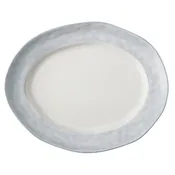 Azores Large Oval Platter Blue Lagoon