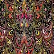 Needle Stars - Chandelier Red/Multi