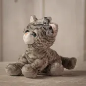 10" Gray Bella Tabby Cat