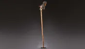 Organic Carved Man <br />with Top Hat Cane