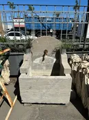 french Limestone Fountain made of one solid block