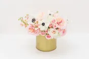 Blush + Navy Compote Centerpiece