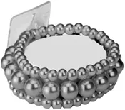 #BU1506 – Bubble Bath Flower Bracelet – Charcoal
