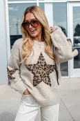 Bally Bold Star Detail Knit Sweater