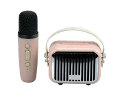 Pocket Karaoke Speaker & Mic Combo Pink