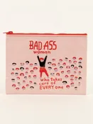Bad Ass Woman Zipper Pouch