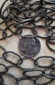 9 Feet. Antique Brass Finish, Large Link Chain