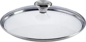10" Glass Lid with Stainless Steel Knob