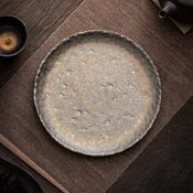 Ceramic Metallic Glaze Plate