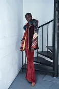 Burgundy Velvet Gown