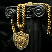 Aureus Shield Crest Chain Necklace