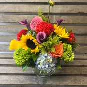 Seasonal designers choice in a cylinder or cube