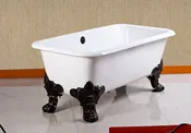 Bear 60-inch Cast Iron Dual Bathtub