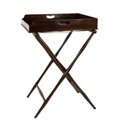 Handsome Mahogany Butler’s Tray on Stand, English, circa 1870.