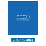 6.5×7.4 ft. SEGO Modular Lightbox Display Single-Sided Graphic Only