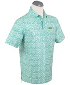 Augusta Azalea Print Jersey Polo