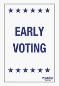 24" x 36" Early Voting Sign