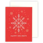 Happy Holidays Snowflakes Greeting Card - Echo Park