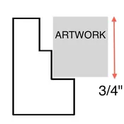 Floater Frame  - 3/4" Rabbet