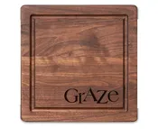 12X12" Graze Walnut Square Board