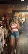 4" Mid Rise Shorts - Med Dark