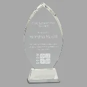10.25" Crystal Oval Award