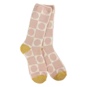 Cozy Cali Geometric Rose Socks