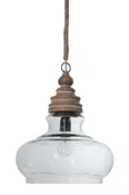 14x16" Glass Mango Pendant Light
