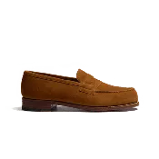 180 Loafer[Men Beachnut suede calfskin]