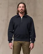 14-oz. Heritage Fleece Quarter Zip - Dark Indigo