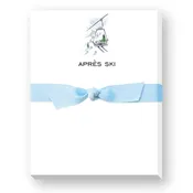 APRES SKI MINI NOTEPAD - Classic Charm: CHAIR LIFT