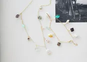 Gold Ocean Charm Bracelet