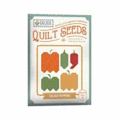 Quilt Seeds Calico Peppers Quilt Block Pattern
