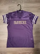 Ladies Mesh Jersey w/ Gold Glitter Flake Lettering