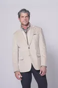 7 Downie Lorenzo Bib Jacket In Beige FW25