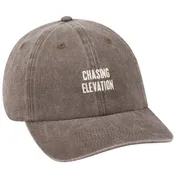 Chasing Elevation Baseball Cap, Grey hat adjustable