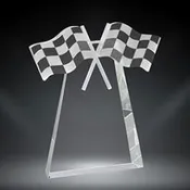 Checkered Flags Crystal