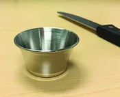 Cup Sauce Flared 2 Oz Stainless Steel 12/Pk, 48 Pk/Cs